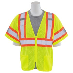 S683P CL 3 SAFETY VEST JAUNE CITRON HV