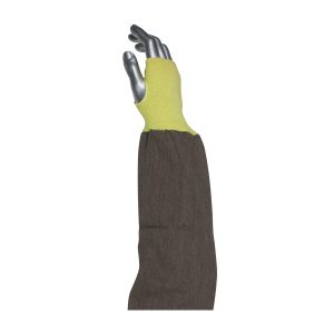 FR Viscose / DuPont™ Kevlar® Blended Sleeve with Blue/Gold Elastic End and Thumb Hole