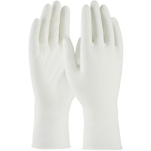 Single Use Class 100 Cleanroom Nitrile Glove with Finger Textured Grip - 12"