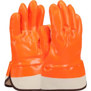 PVC Dipped Glove with Jersey Liner and Smooth Finish - Insulated & Waterproof