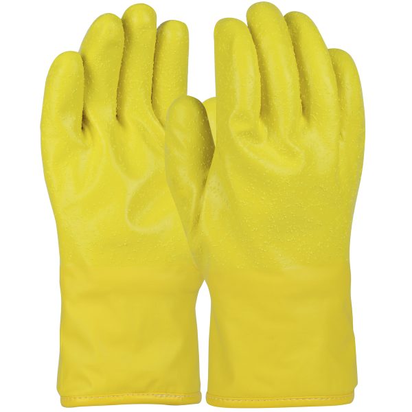 Cold Handling Polyurethane Glove with Thermal Cotton Lining - 11"