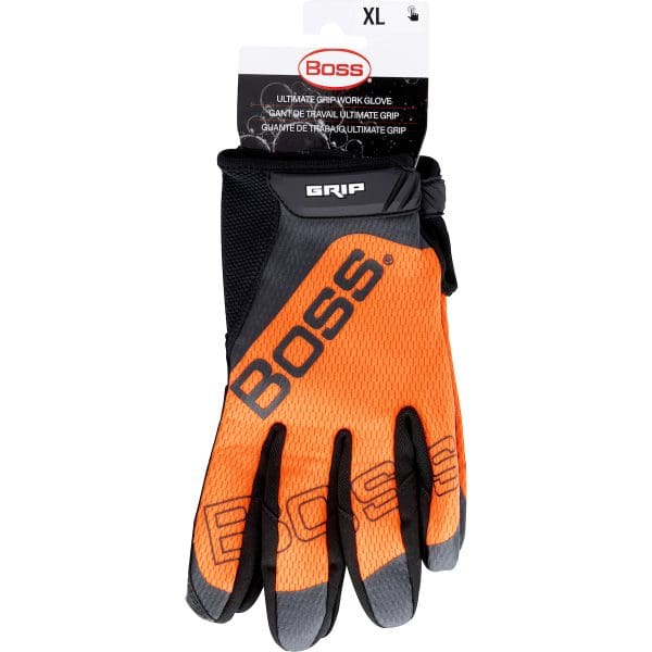 Synthetic Microfiber Palm with Silicone Coated Grip and Hi-Vis Mesh Fabric Back - Image 2