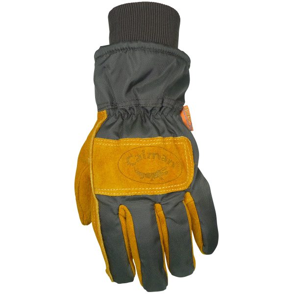 Premium Cowhide Leather Palm Glove with Wind Resistant Fabric Back - Heatrac® Insulation - Image 2