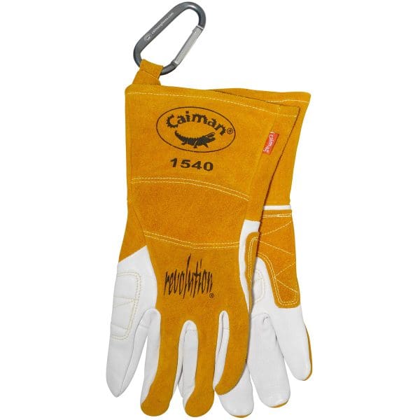 Premium Goat Grain TIG/Multi-Task Welder's Glove with Split Cowhide Back - 4" Kontour Wrist™ Cuff - Image 6