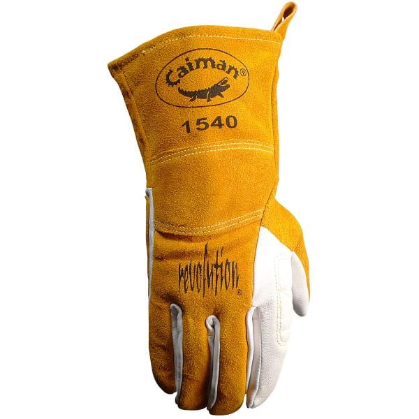 Premium Goat Grain TIG/Multi-Task Welder's Glove with Split Cowhide Back - 4" Kontour Wrist™ Cuff - Image 2