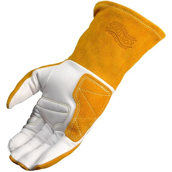 Premium Goat Grain TIG/Multi-Task Welder's Glove with Split Cowhide Back and Para-Aramid Cut Lining - Image 3