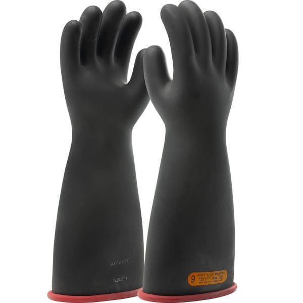 Class 4 Rubber Insulating Glove with Beaded Rolled Cuff - 16"