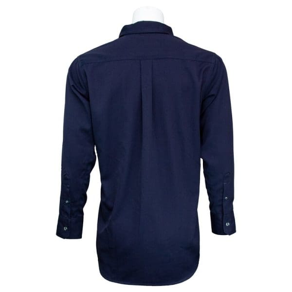Long Sleeve Inherent Flame Resistant Workshirt BLEU MARINE - Image 2
