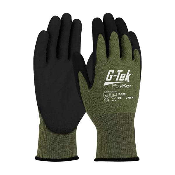 Seamless Knit PolyKor® X7™ Blended Glove with NeoFoam® Coated MicroSurface Grip on Palm & Fingers - Touchscreen Compatible