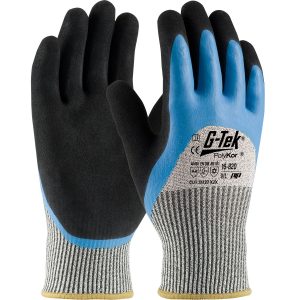 Seamless Knit PolyKor® Blend Glove with Acrylic Lining and Double-Dip Latex MicroSurface Grip on Palm, Fingers & Knuckles