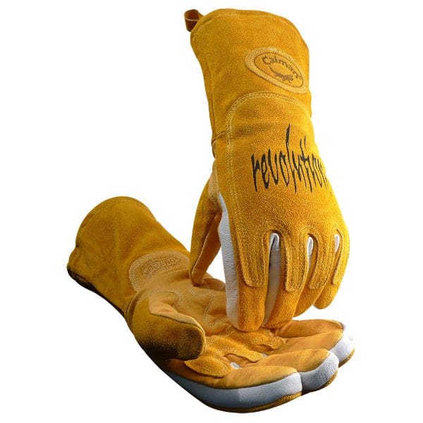 Superior Pig Grain MIG/Stick Welder's Glove with FR Cotton Fleece Lining and Heat Shield