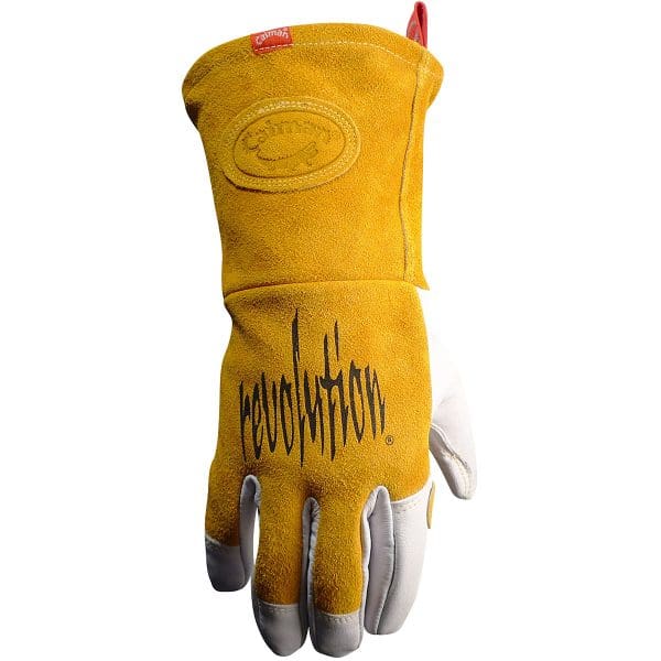 Premium Goat Grain TIG/MIG Welder's Gloves with Split Cowhide Back - FR Insulated Back - Image 2