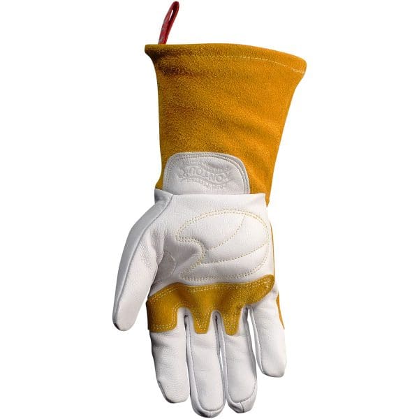Premium Goat Grain TIG/MIG Welder's Gloves with Split Cowhide Back - FR Insulated Back - Image 3