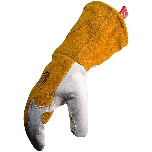 Premium Goat Grain TIG/MIG Welder's Gloves with Split Cowhide Back - FR Insulated Back - Image 4