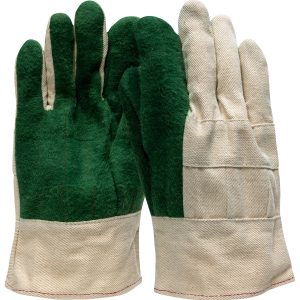 3-Ply Hot Mill Nap-Out Green Palm W Band Top Cuff Straight Thumb