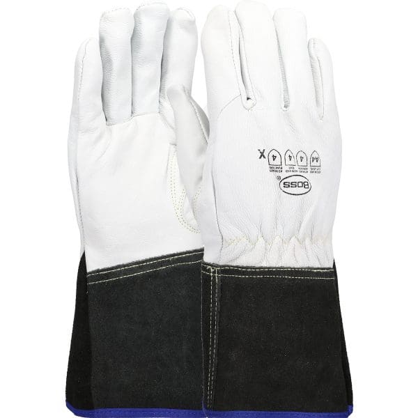 Premium Grade Top Grain Goatskin Leather Drivers Glove with Aramid Blended Lining - Gauntlet Cuff
