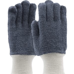 Heavy Weight Terry Cloth Heat Resistant Glove - Knit Wrist
