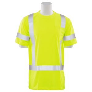 9801S CL 3 JERSEY KNIT SHORT SLEEVE TEE JAUNE CITRON HV