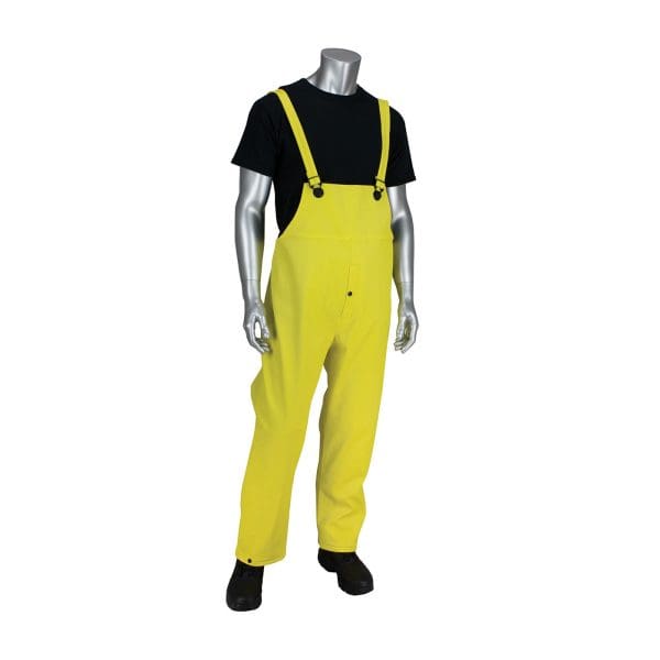 Ribbed PVC Bib Overalls - 0.65 mm