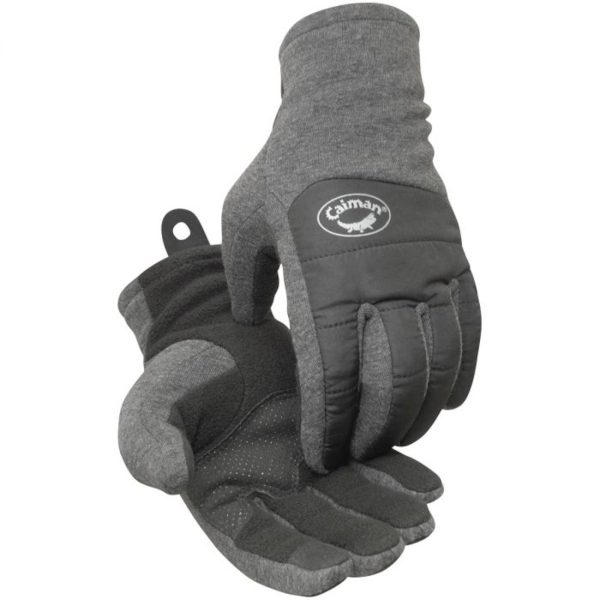 Polyester Fleece Glove with Micro-Dot Patch Grip and Thermal Lining - Touchscreen Compatible