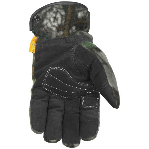 Synthetic Leather Palm Glove with Camouflage Fleece Back and Heatrac® Insulation - Image 4