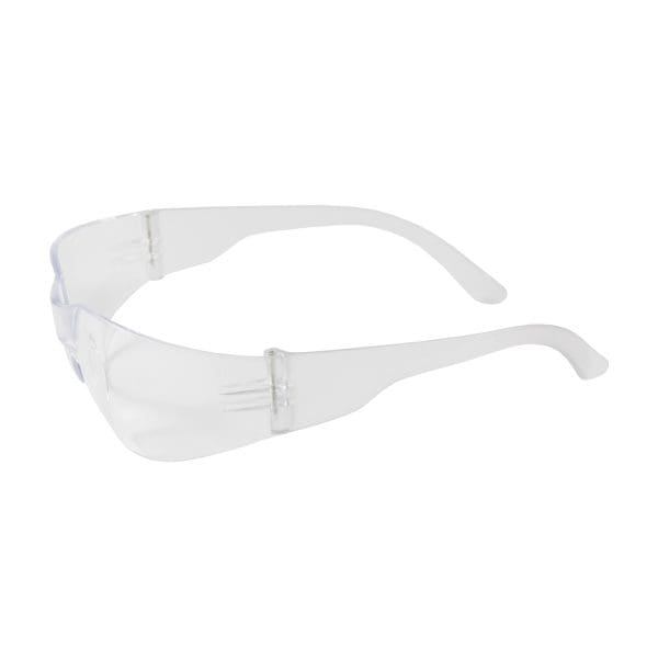 Rimless Safety Glasses with Clear Temple, Clear Lens and Anti-Scratch Coating