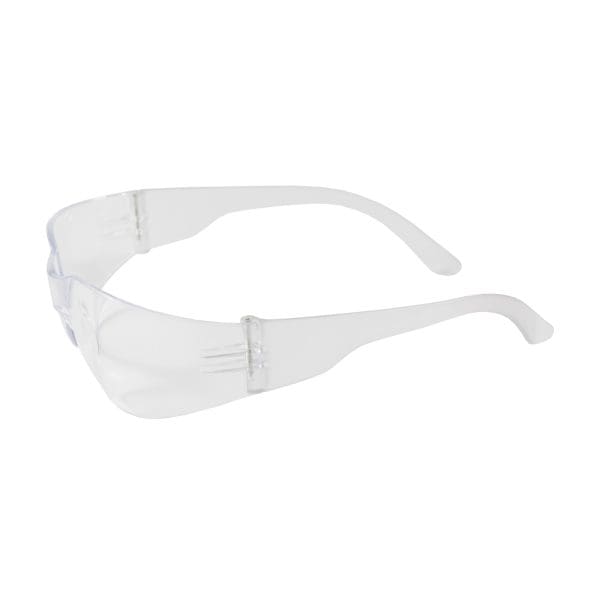 Rimless Safety Glasses with Clear Temple and Clear Lens