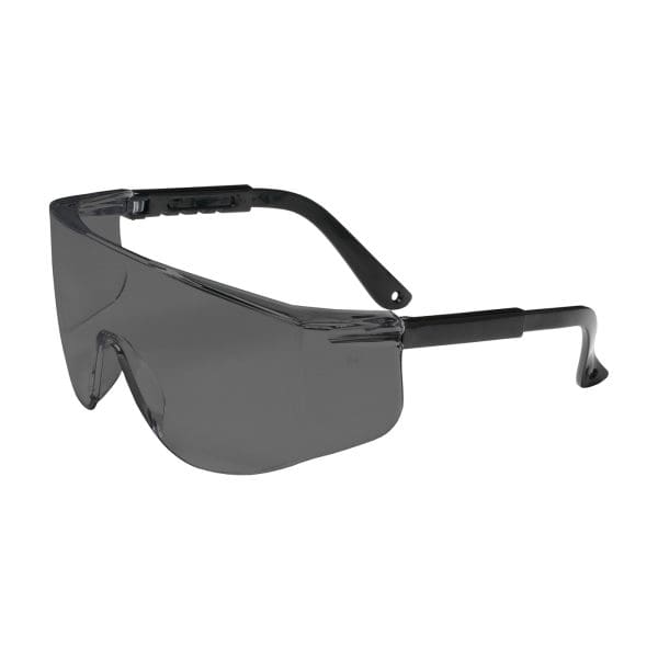 OTG Rimless Safety Glasses with Black Temple, Gray Lens and Anti-Scratch Coating