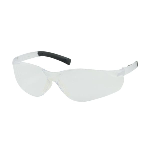Rimless Safety Glasses with Clear Temple, Clear Lens and Anti-Scratch Coating