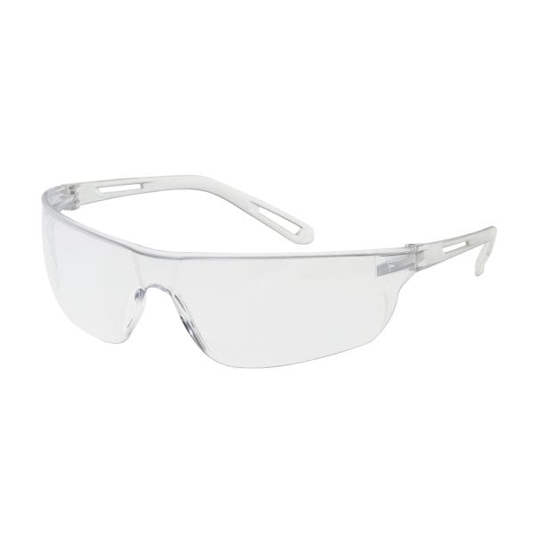 Rimless Safety Glasses with Clear Temple, Clear Lens and Anti-Scratch Coating