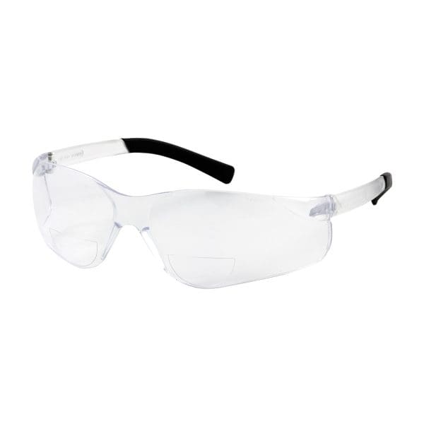 Rimless Safety Readers with Clear Temple, Clear Lens and Anti-Scratch Coating - +1.75 Diopter