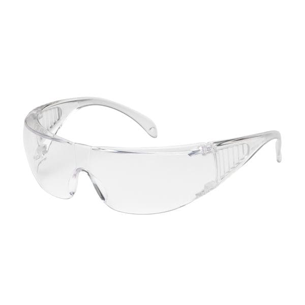 OTG Rimless Safety Glasses with Clear Temple, Clear Lens and Anti-Scratch Coating