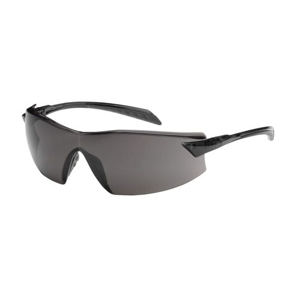 Rimless Safety Glasses with Gray Temple, Gray Lens and Anti-Scratch / Anti-Fog Coating