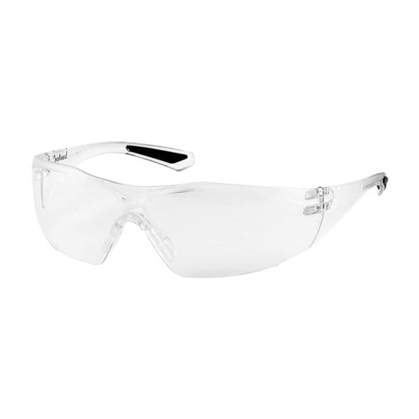 Rimless Safety Glasses with Clear Temple, Clear Lens and Anti-Scratch Coating
