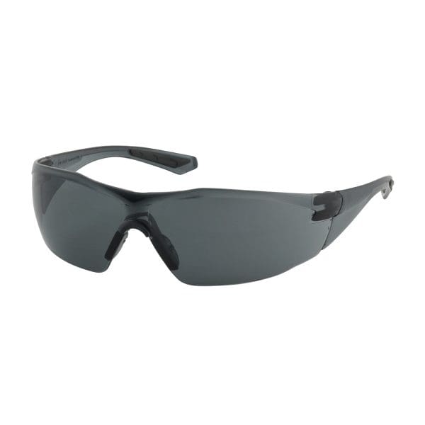 Rimless Safety Glasses with Gray Temple, Gray Lens and FogLess® 3Sixty™ Coating