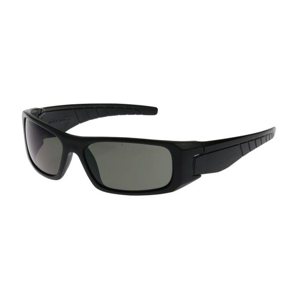Full Frame Safety Glasses with Black Frame, Gray Lens and Anti-Scratch / Anti-Fog Coating