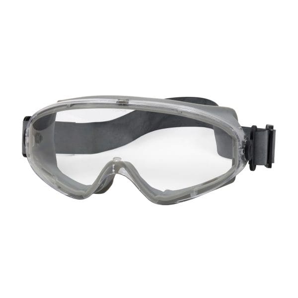 Indirect Vent Goggle with Light Gray Body, Clear Lens and Anti-Scratch / Anti-Fog Coating  - Neoprene Strap