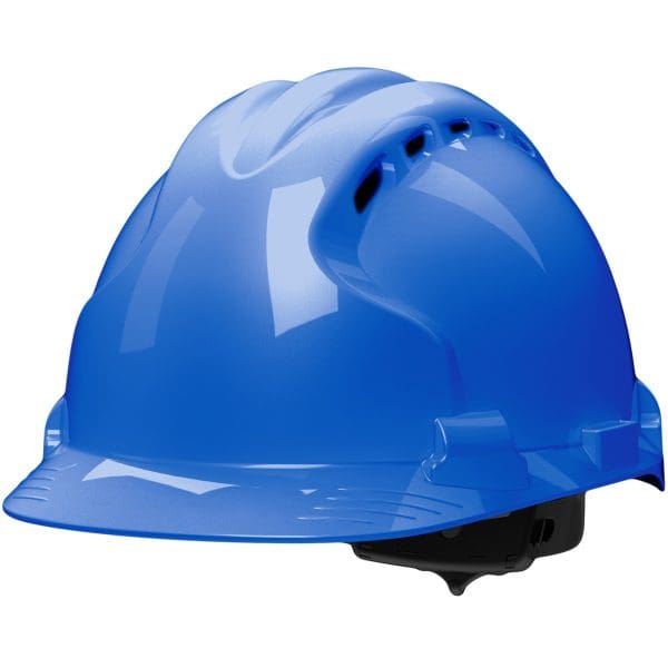Vented, Type II Hard Hat with HDPE Shell, EPS Impact Liner, Polyester Suspension and Wheel Ratchet Adjustment