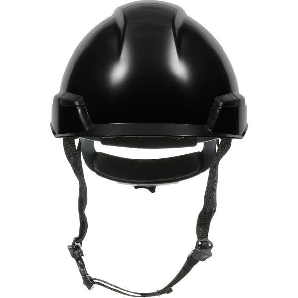 Industrial Climbing Helmet with Polycarbonate / ABS Shell, Nylon Suspension, Wheel Ratchet Adjustment and 4-Point Chin Strap - Image 3