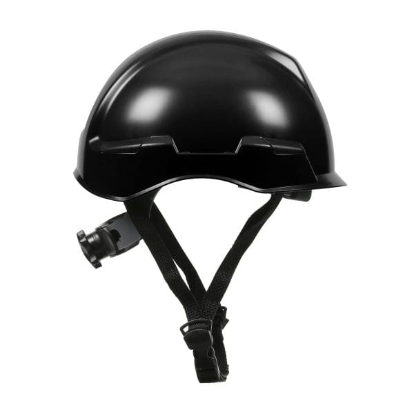 Industrial Climbing Helmet with Polycarbonate / ABS Shell, Hi-Density Foam Impact Liner, Nylon Suspension, Wheel Ratchet Adjustment and 4-Point Chin Strap - Image 2