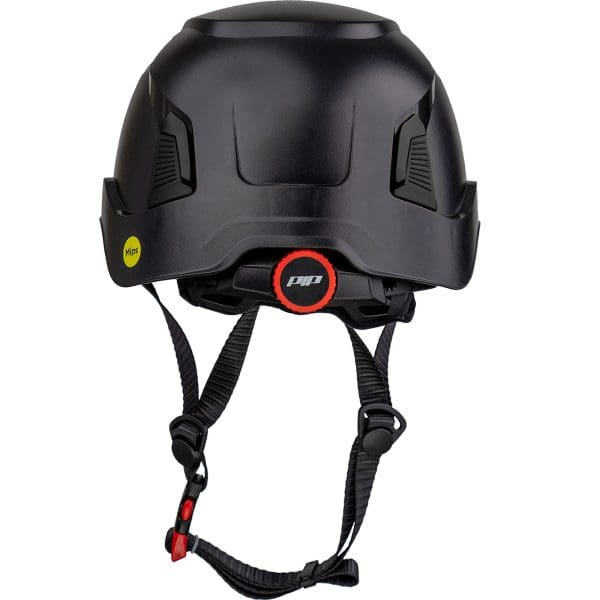 Vented, Industrial Climbing Helmet with Mips® Brain Protection System for Industrial Safety Helmets, ABS Shell, EPS Foam Impact Liner, HDPE Suspension, Wheel Ratchet Adjustment and 4-Point Chin Strap - Image 4