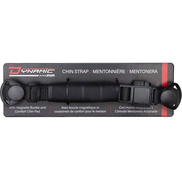 4-Point Chin Strap with Magnetic Clip and Chin Pad