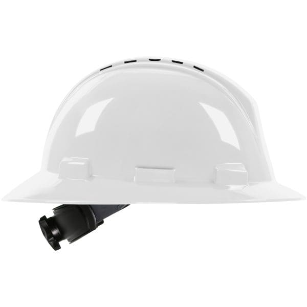 Type II Full Brim Hard Hat with HDPE Shell, 4-Point Textile Suspension and Wheel Ratchet Adjustment - Image 4