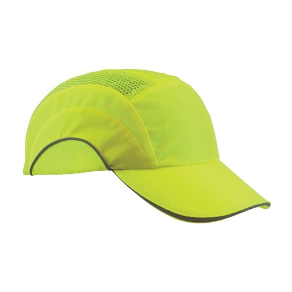 Hi-Vis Baseball Style Bump Cap with HDPE Protective Liner and Adjustable Back