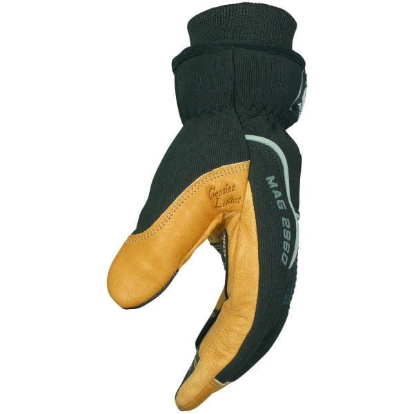 Multi-Activity Glove with Pig Grain Leather Padded Palm and Waterproof Back - Heatrac® Insulated - Image 3