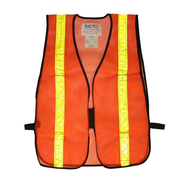 Non-ANSI Prismatic Tape Mesh Safety Vest - Image 3