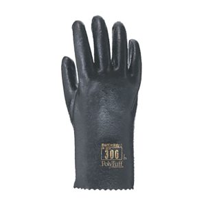 Polyurethane Electrostatic Dissipative (ESD) Solvent Glove with Cotton Lining - 10.25"