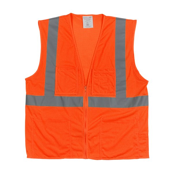 ANSI Type R Class 2 Four Pocket Value Mesh Vest - Image 2