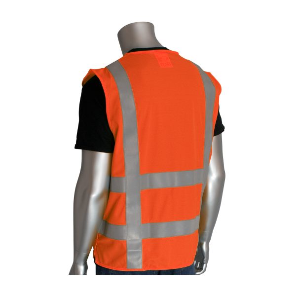ANSI Type R Class 2 FR Treated Solid Breakaway Vest - Image 3