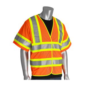 ANSI Type R Class 3 FR Treated Two-Tone Mesh Vest